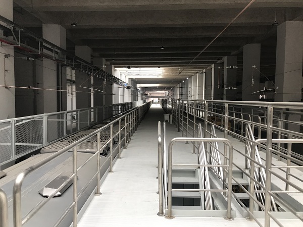 喜有沃与中铁建合作深圳地铁304不锈钢管护栏项目
