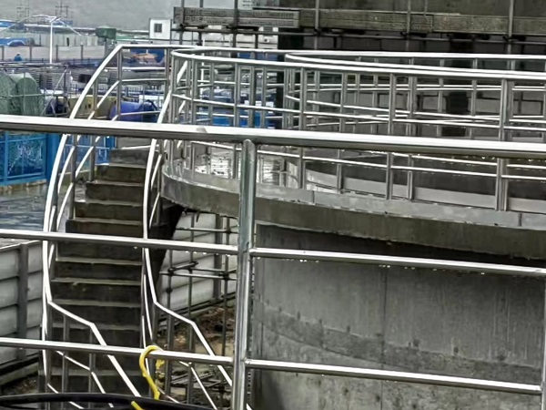 不锈钢护栏工程案例——惠州水厂工程